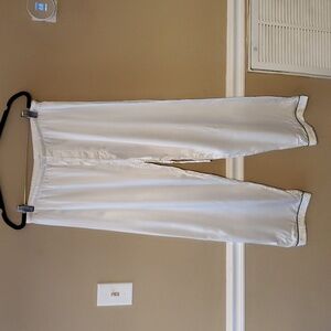 LilySilk Mens Pajamas Pants 100% Pure 22MM Mulberry Silk In White Size 38